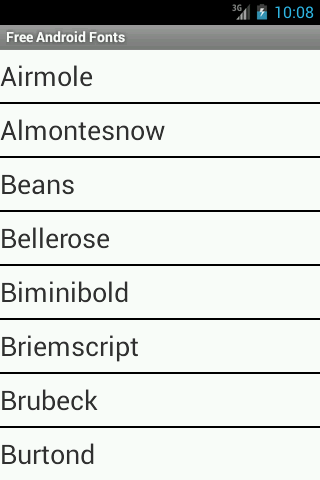 Free Fonts app 2