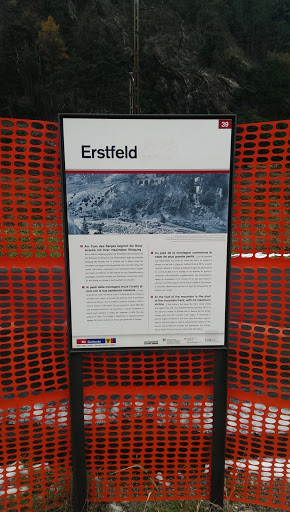 Infotafel Gotthardstrecke Erstfeld