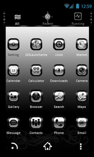 Vanity GO Launcher EX Theme vNONE