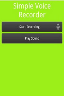 Simple Voice Recorder