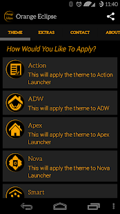 How to install Orange Eclipse Launcher Theme patch 2.02 apk for bluestacks