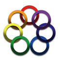 Rainbow Color Ring Icon Theme
