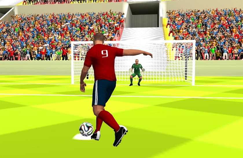 football freekick 3D Screen 3