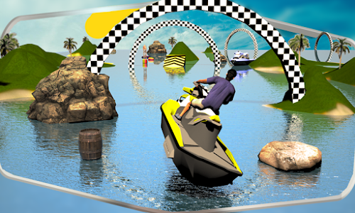 Android application Jet Ski Driving Simulator 3D screenshort
