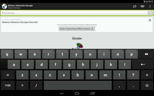 Indonesian-Georgian Dictionary Screenshots 0
