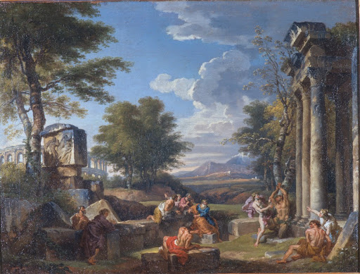 Apollo Flaying Marsyas in the presence of King Midas