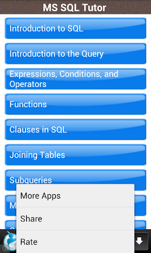 【免費教育App】MSSQLTutor-APP點子