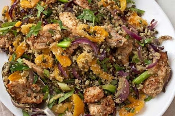 Spicy Cajun chicken quinoa