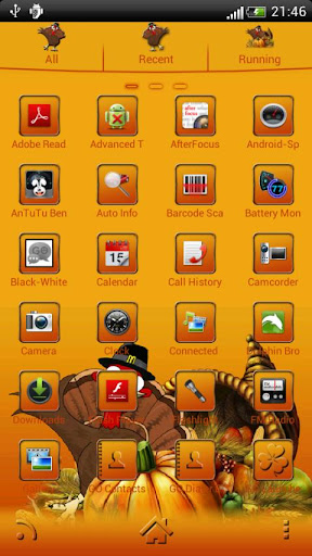 【免費個人化App】Thanksgiving Day GO Launcher-APP點子
