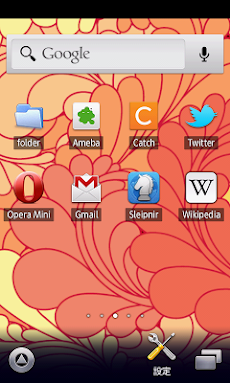 淡い赤とピンクの花柄壁紙 スマホ待ち受け壁紙 Androidアプリ Applion