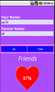 Love Flames And Percentage - screenshot thumbnail