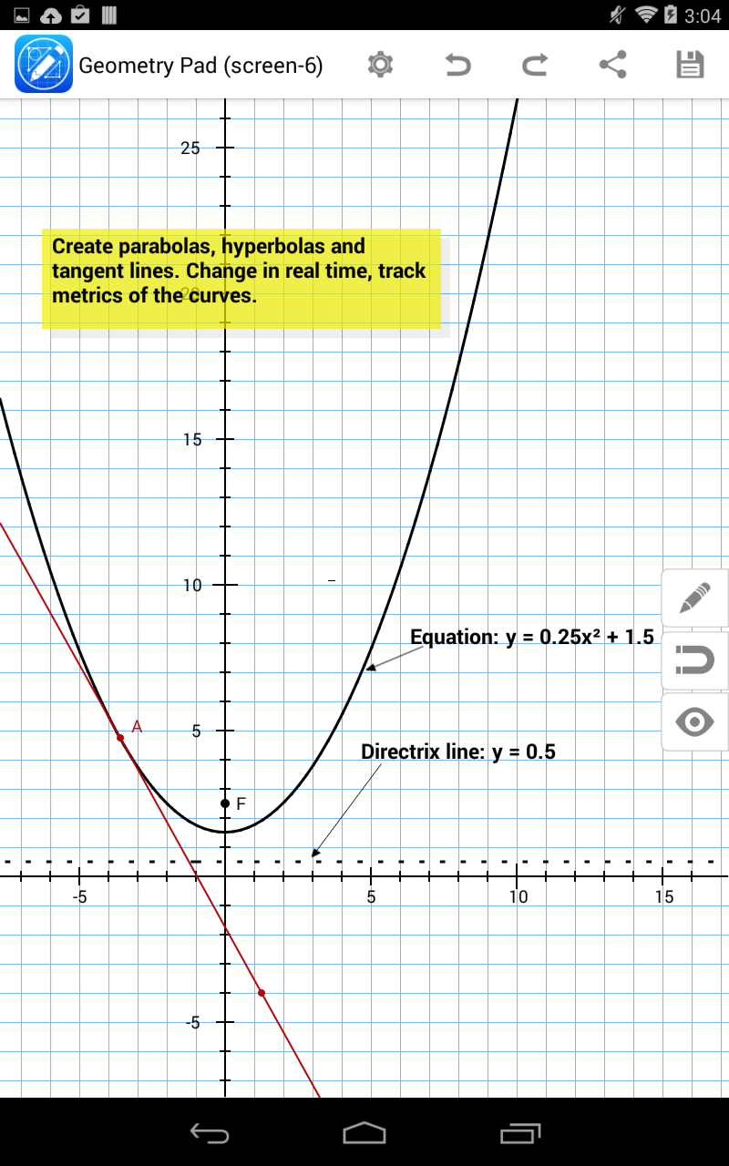 Geometry Pad+ Screen 3