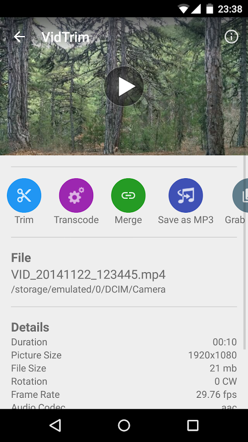 VidTrim - Video Editor - Android Apps on Google Play