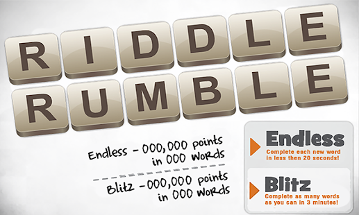Riddle Rumble - Scramble Words - náhled