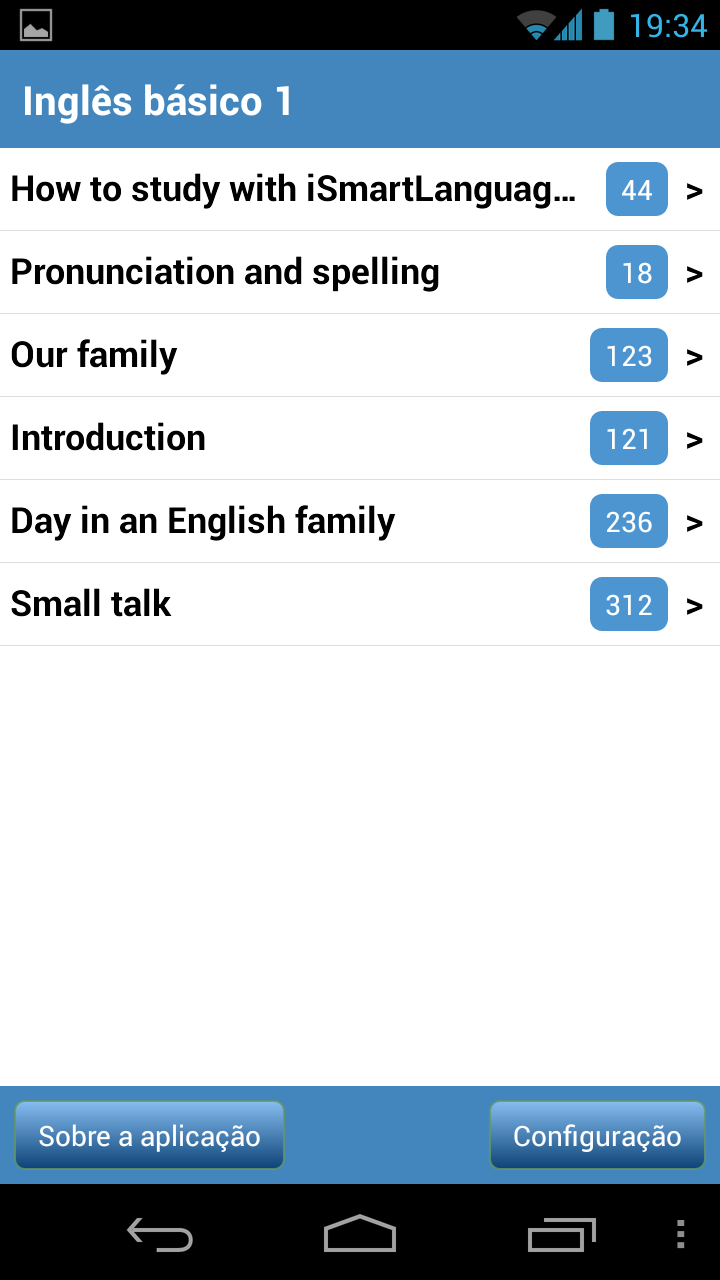 Inglês básico 1 Screen 3