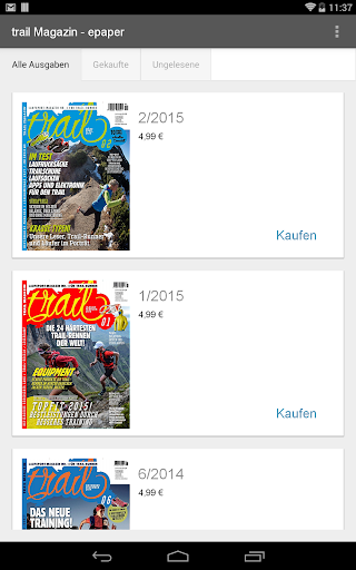 【免費新聞App】trail Magazin - epaper-APP點子