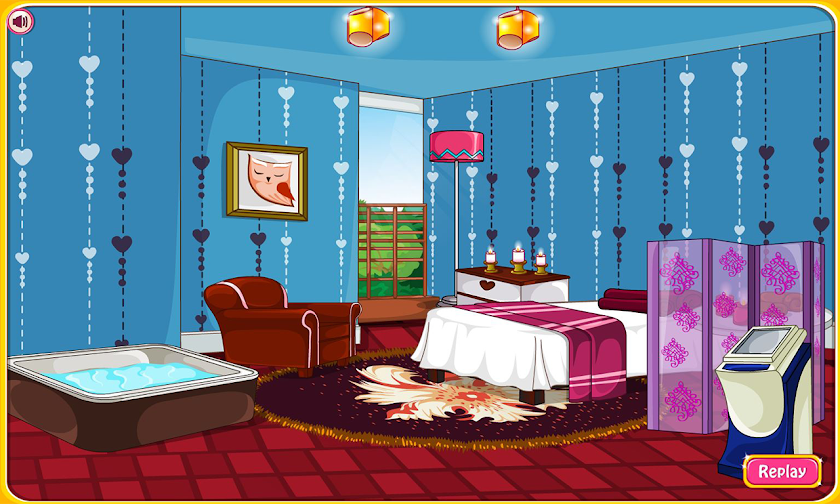 Girly room decoration game Screen 2