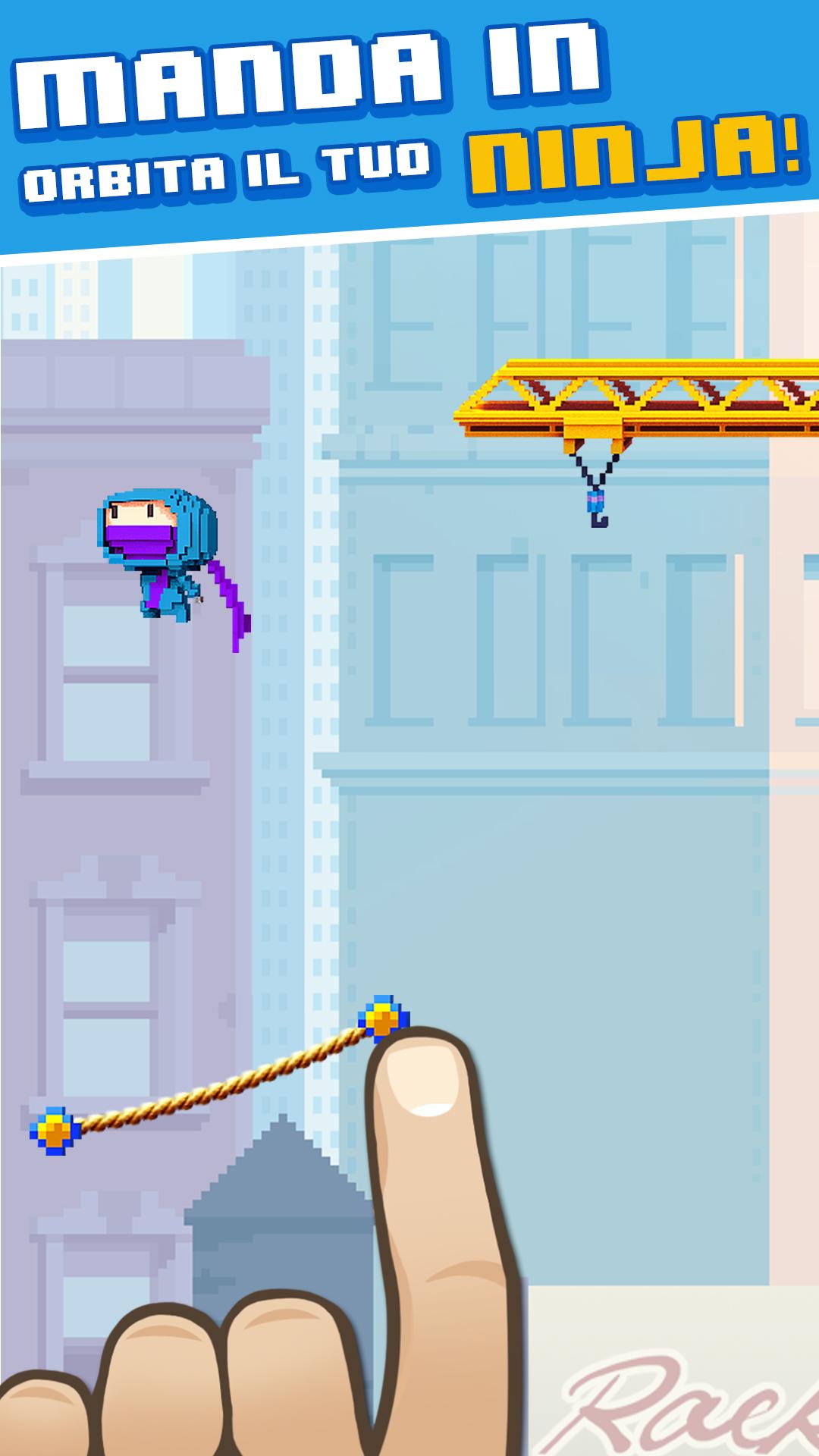 Android application Ninja Up! - Endless arcade jumping screenshort