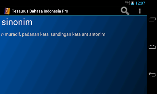 Tesaurus Bahasa Indonesia Pro