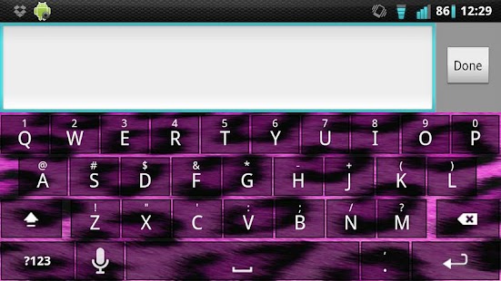 Free Pink Cheetah Keyboard Skin APK for Android