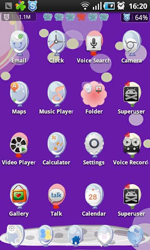 Ballon Go Launcher Ex Theme