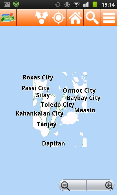 Cebu Offline mappa Map Screen 2