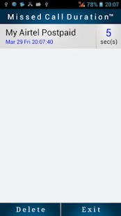 【免費通訊App】Missed Call Duration-APP點子