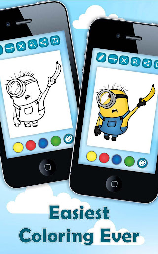 【免費家庭片App】Coloring Pages Minions Edition-APP點子