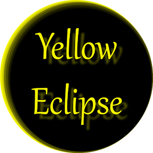 Yellow Eclipse Launcher Theme