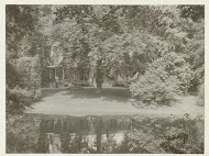 Gezicht op landhuis De Wildbaan, Driebergen, het woonhuis van de fotograaf