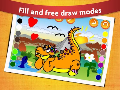 【免費家庭片App】Kids Dinosaur Coloring Book-APP點子