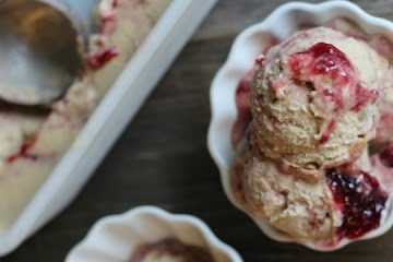 "Peanut Butter" and Jelly Ice Cream