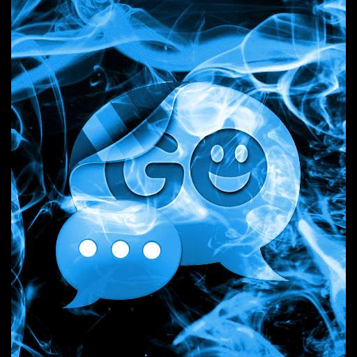 GO SMS Theme Blue Fire Buy LOGO-APP點子