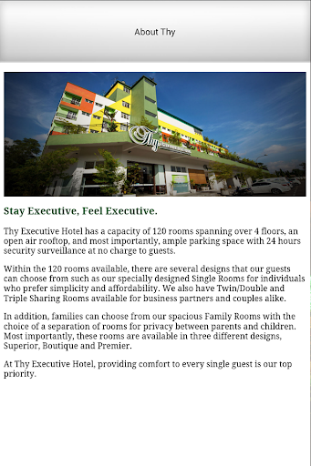 【免費旅遊App】Thy Executive Hotel-APP點子