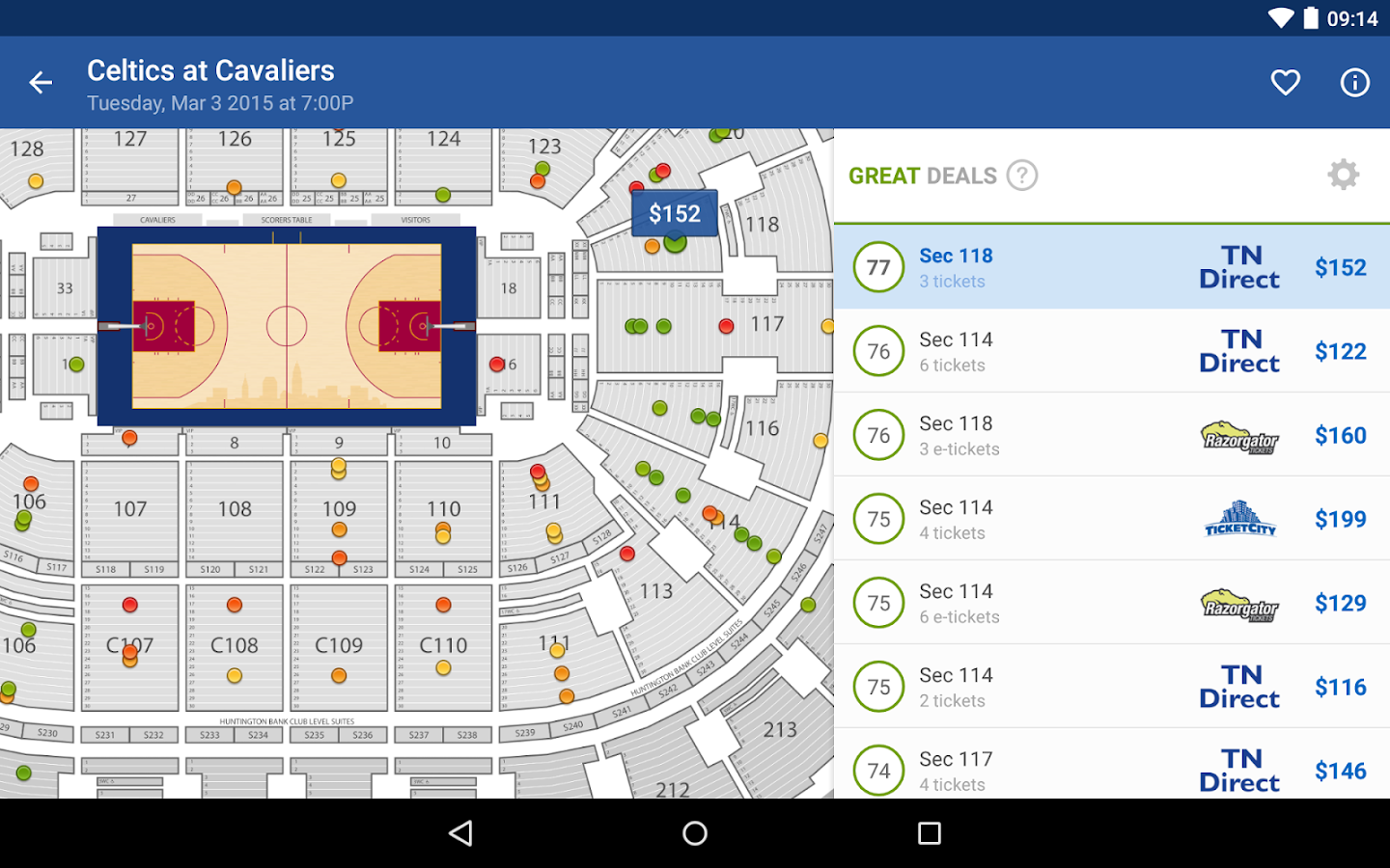 SeatGeek Event Tickets Android Apps on Google Play