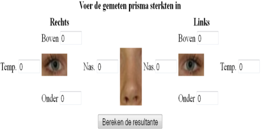 Calculating prism