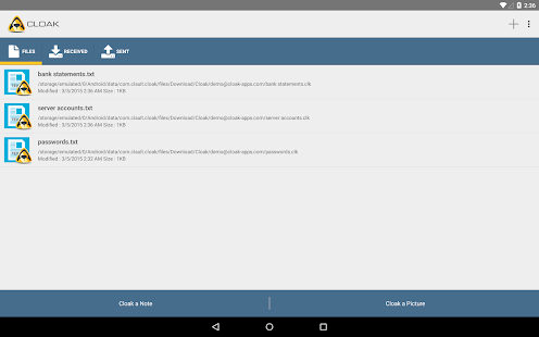 Cloak Screenshots 2