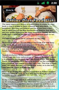 download Atkins Diet Food List free