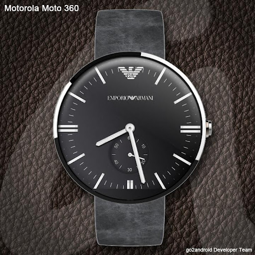 Armani Android Wear WatchFace