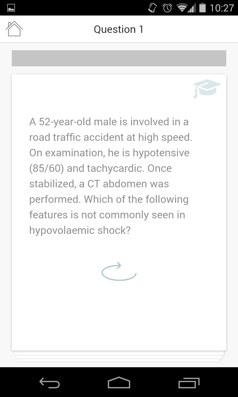Imaging Single Best Answer Screen 3