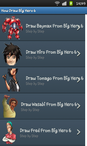 How Draw Big Hero 6