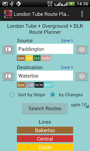 London Tube Route Planner