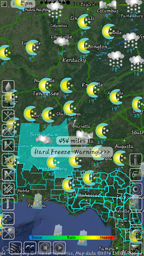 Animated Weather Map and Radar