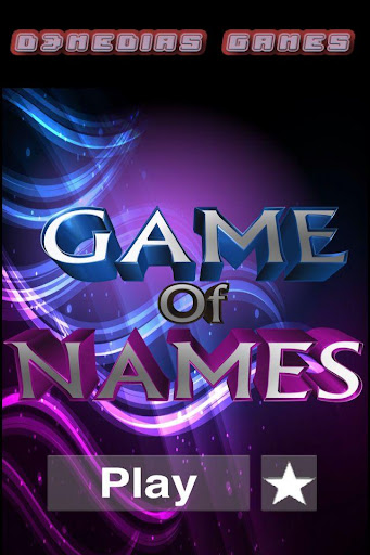 Game of Names