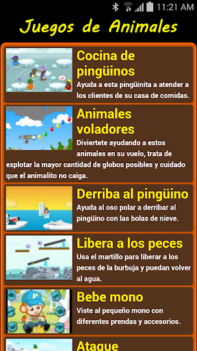 Juegos de animales