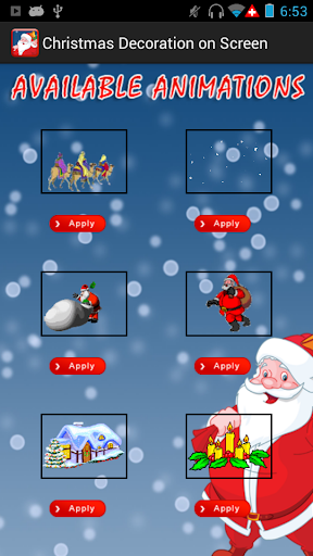 Live Christmas Animations