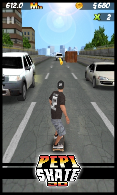 PEPI Skate 3D Screen 3