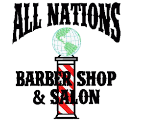 All Nations Barbershop & Beauty Salon logo