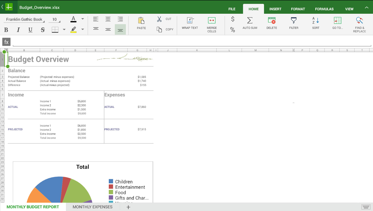 OfficeSuite 8 Pro + PDF - screenshot