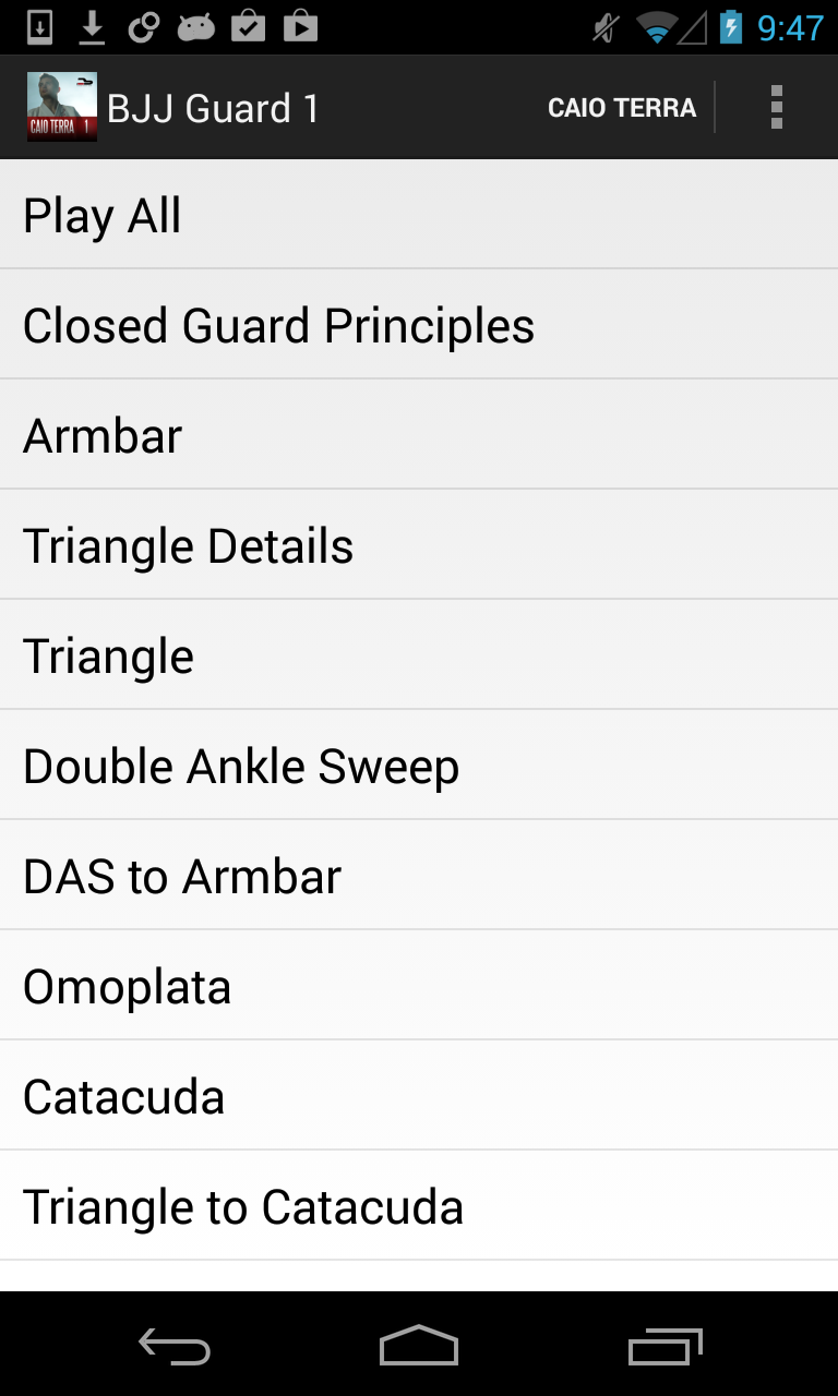 BJJ Closed Guard Attacks Screen 1